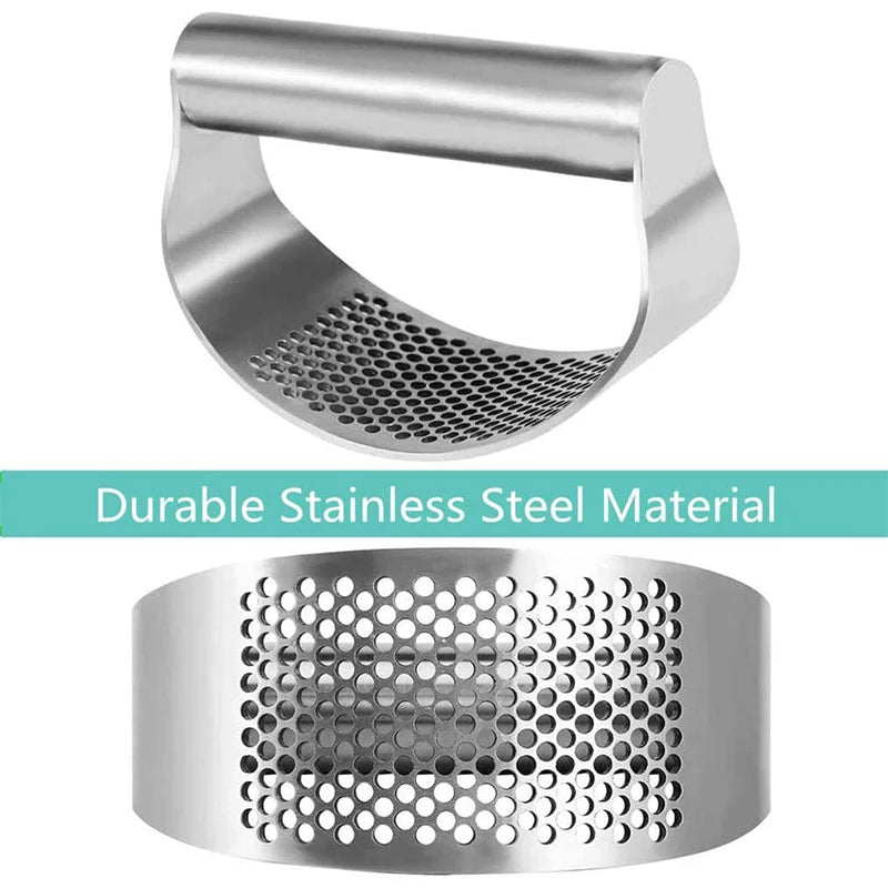 Stainless Steel Manual Garlic Press